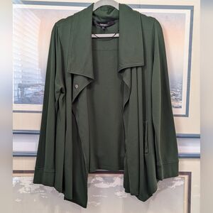 KENSIE Green Cardigan/Jacket/Wrap Thick Fabric Size XL Warm Cozy Layering